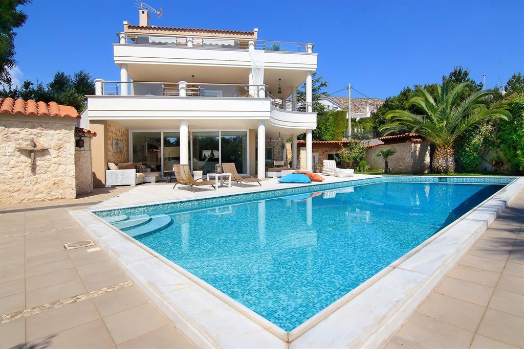 Luxury Villa Sea Melody Palaiá Fókaia Exteriör bild