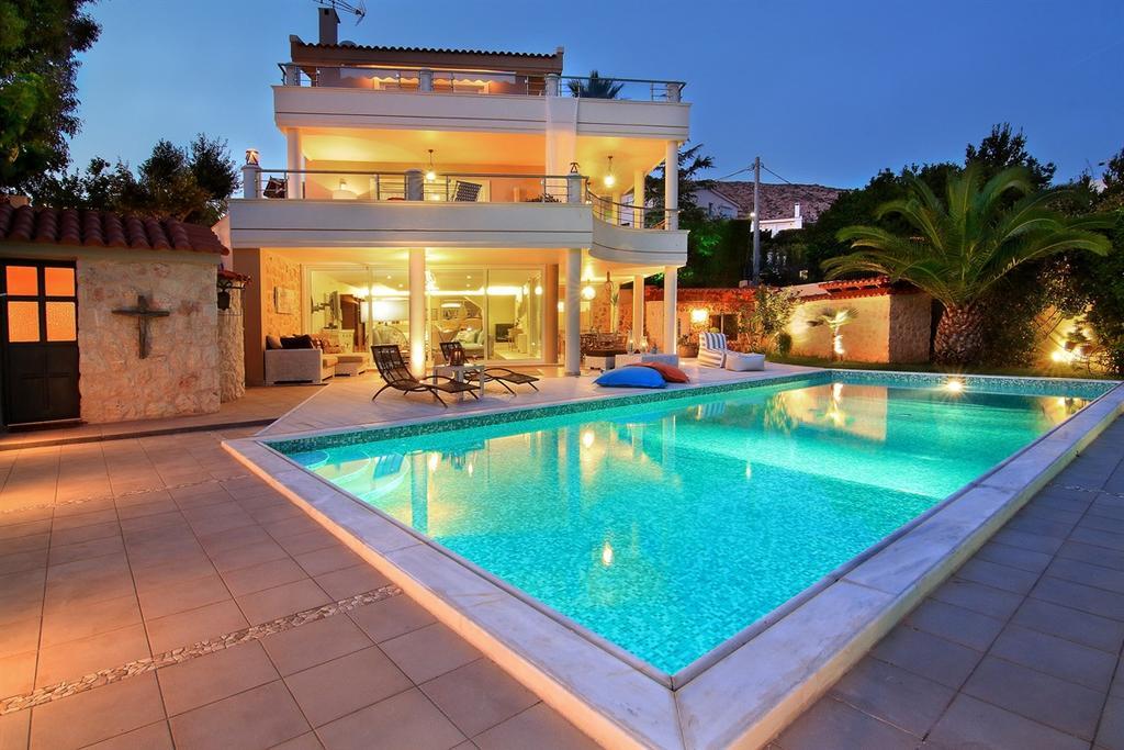 Luxury Villa Sea Melody Palaiá Fókaia Exteriör bild